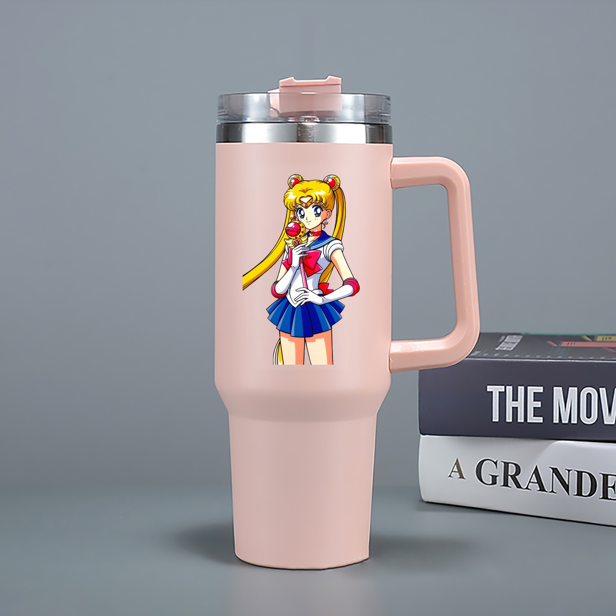 （画像用） 美少女戦士セーラームーン 月野 うさぎ つきの うさぎ Sailor Moon Tsukino Usagi 1200mL車用タンブラー（カラープリント）
